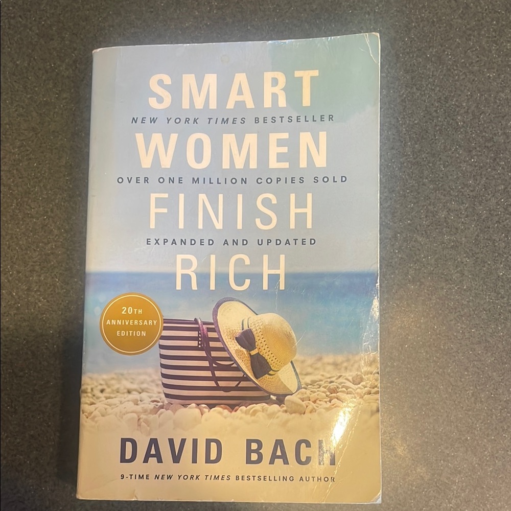 Smart Women Finish Rich Book by David Bach - Blue Cover